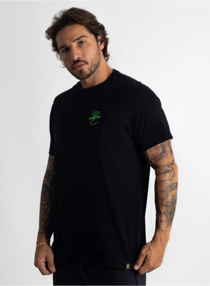 Camiseta Crown Training Bodybuilder Preta