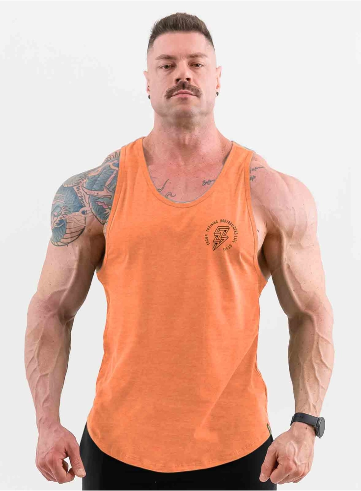 Regata Crown Tradicional Bodybuilding Laranja Regata Crown Tradicional Bodybuilding Laranja