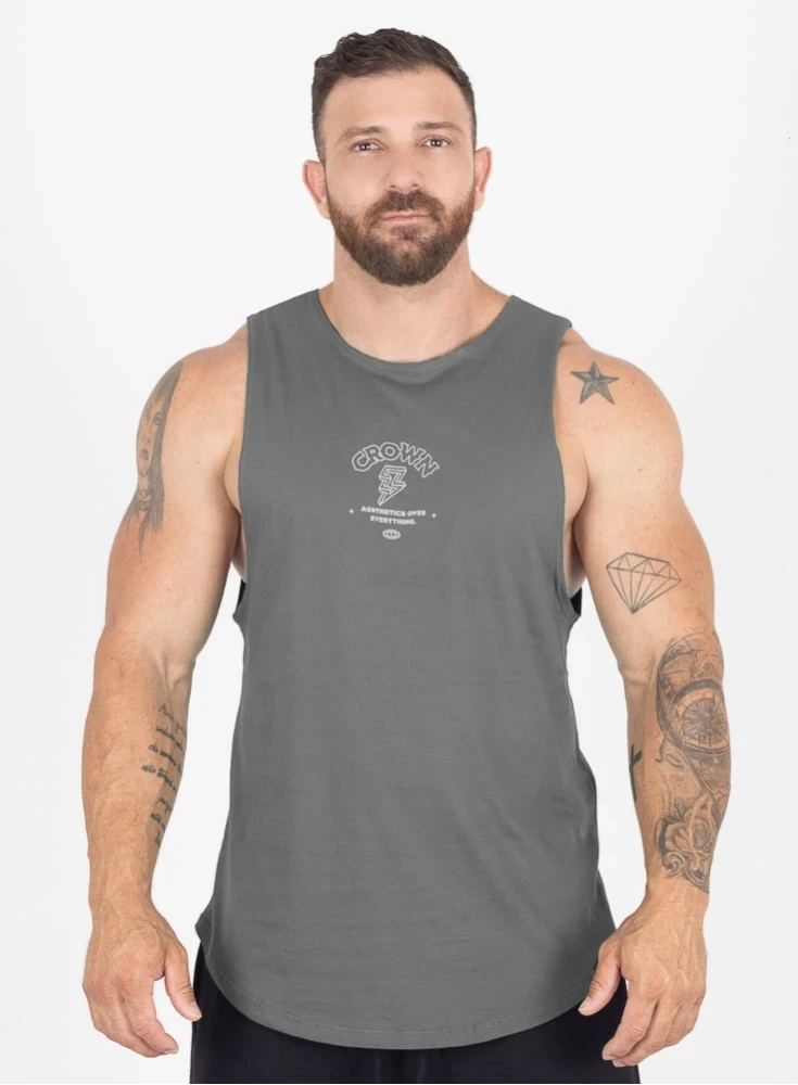 Regata Crown Tank Aesthetic Power Grafite