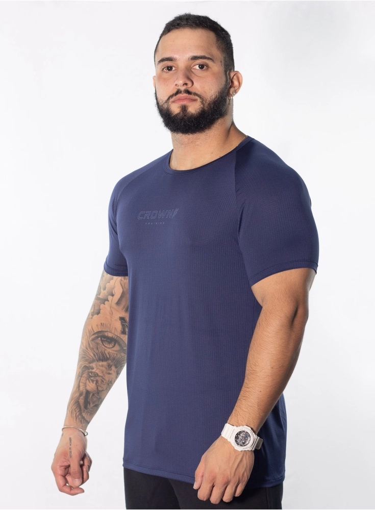 Camiseta  Crown Dry Fit Ice Marinho