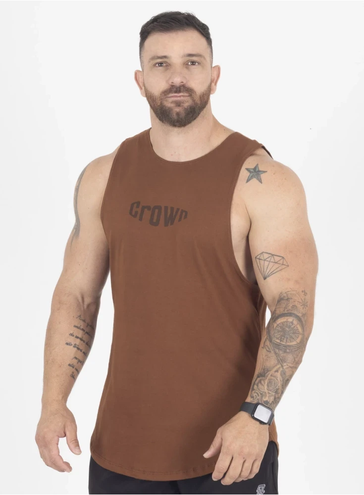 Regata Crown Tank Bubble  Marrom 