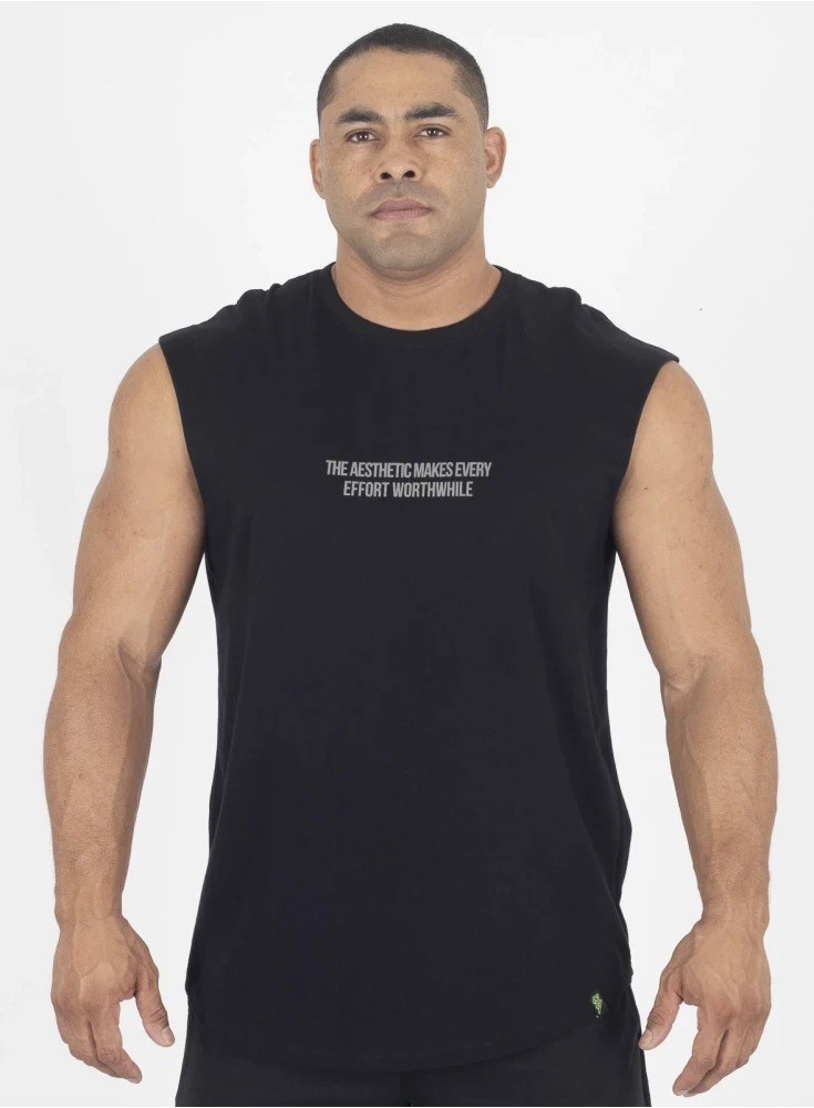 Regata Crown Japonesa Bodybuilding  Preto 