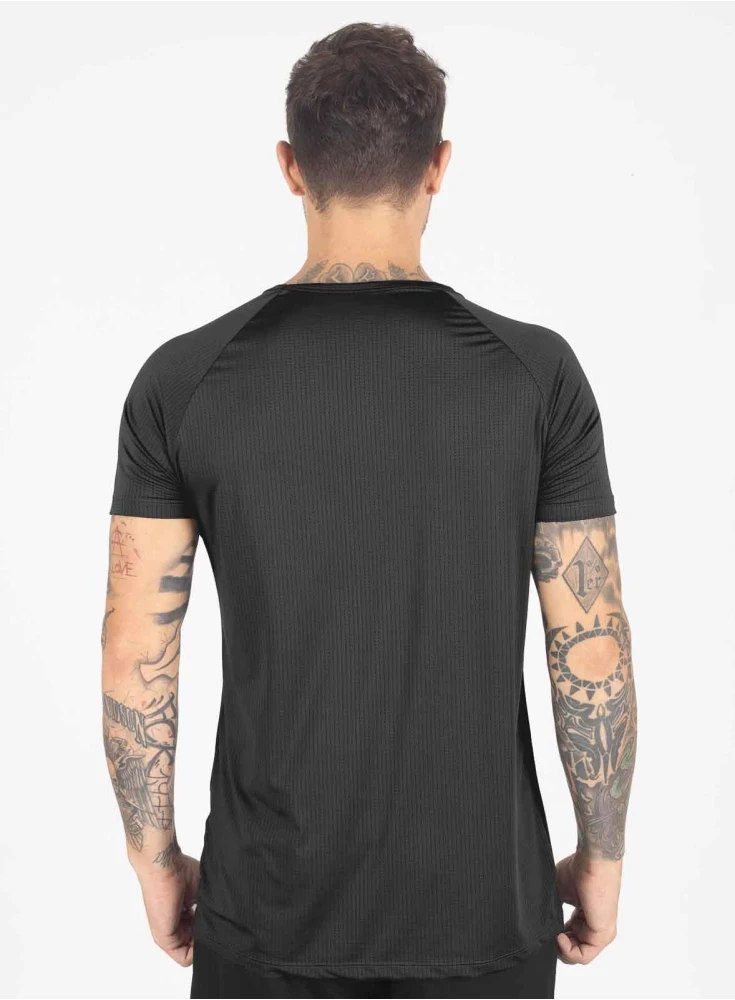 Camiseta Crown Dry Fit Ice Preta Elemental