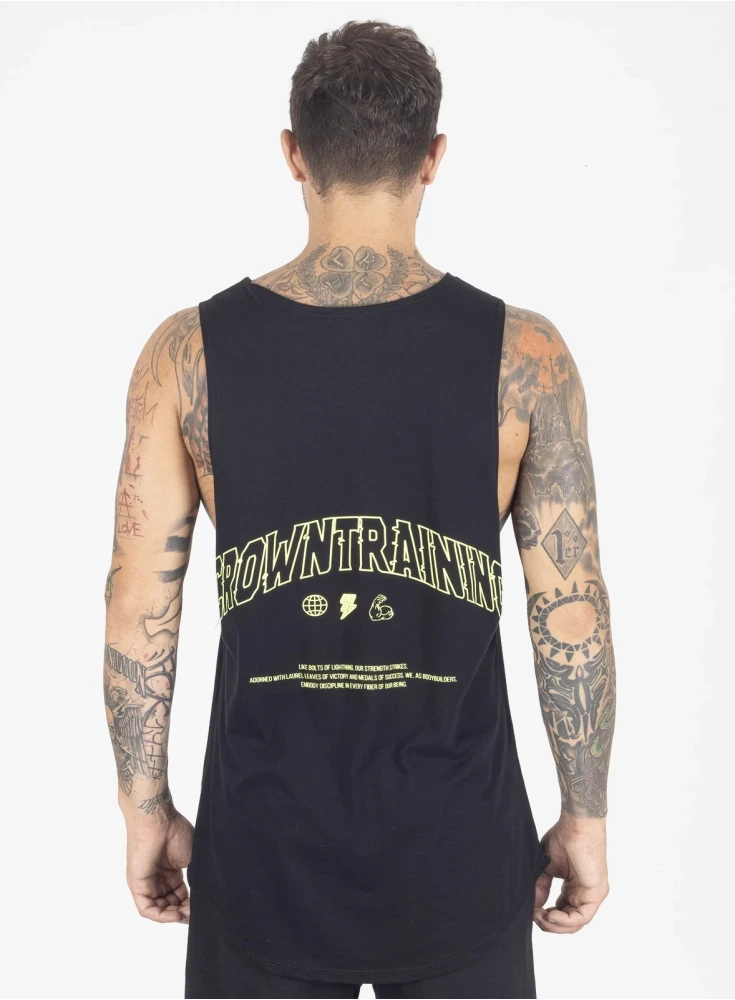 Regata Crown Tank Conquest  Preto 