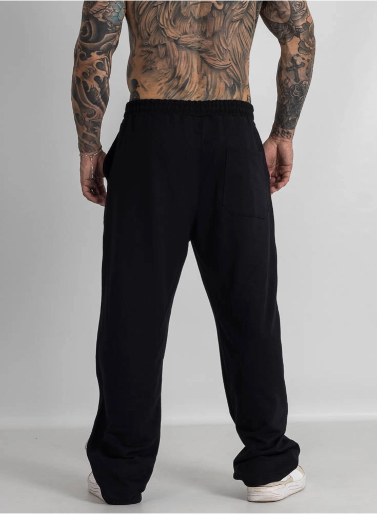 Calça Crown Training Moletom Reta Bordada Calça Crown Training Moletom Reta Bordada