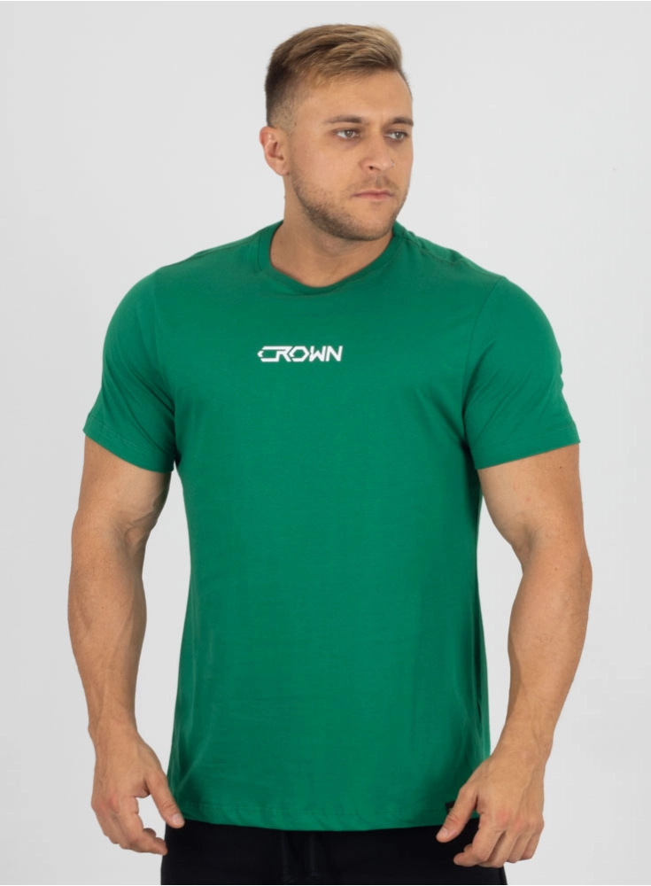 Camiseta Crown Training HardLine Verde Bandeira 
