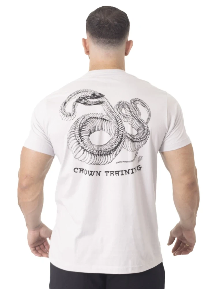 Camiseta Crown Training  Cobra  Cinza 
