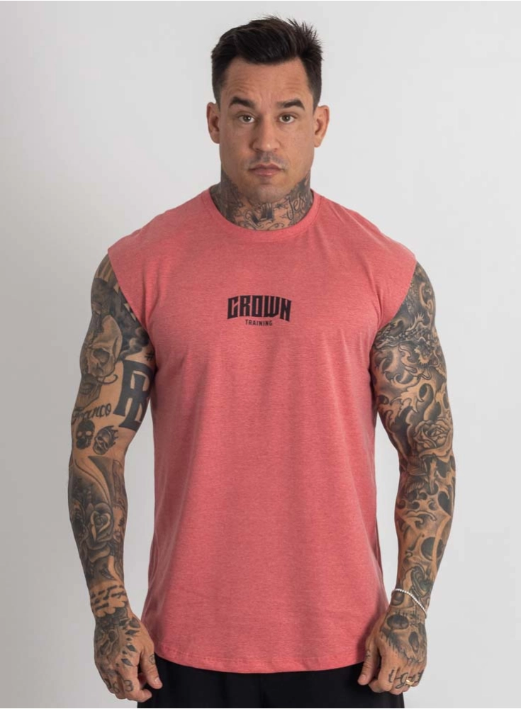 Regata Crown Japonesa Pace Mescla Vermelho Regata Crown Japonesa Pace Mescla Vermelho