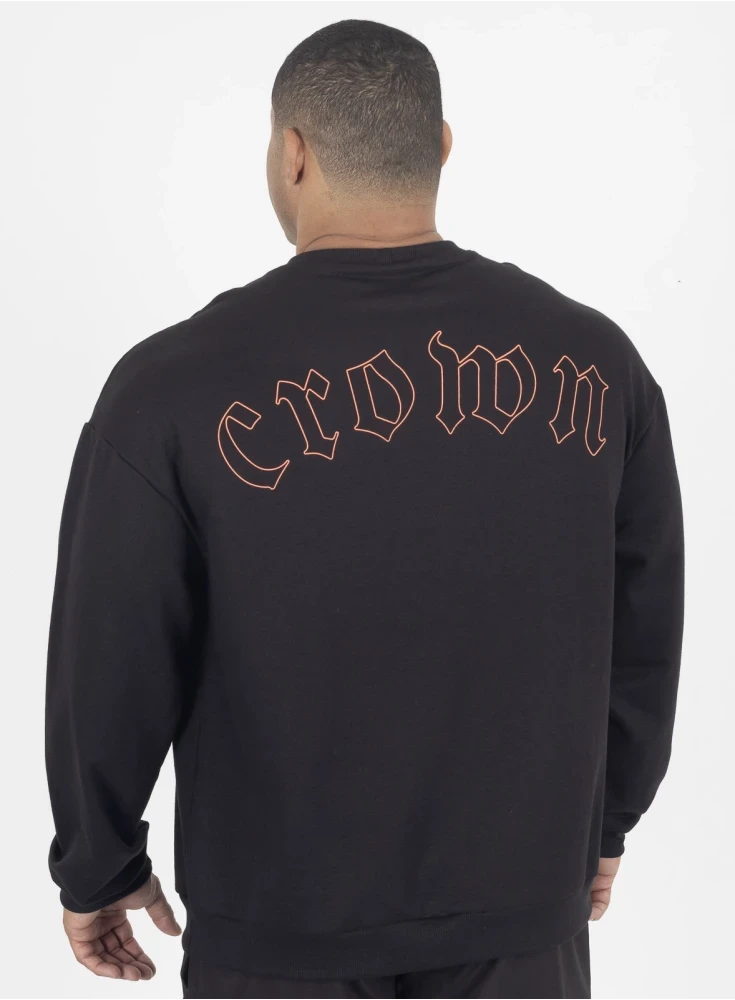Moletom Oversized Crown Training Fire 