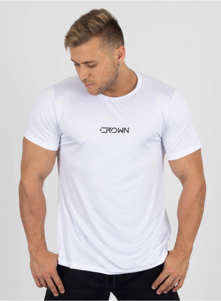 Camiseta Crown Dry Fit Ice HardLine Branca
