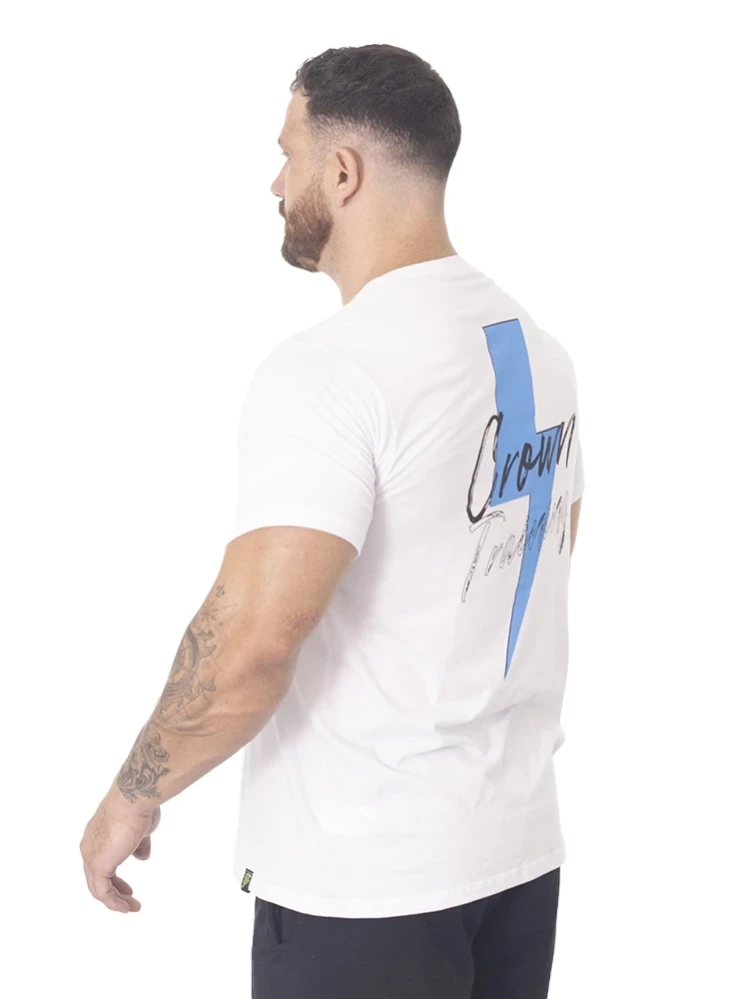 Camiseta Crown Training Raio  Branco 