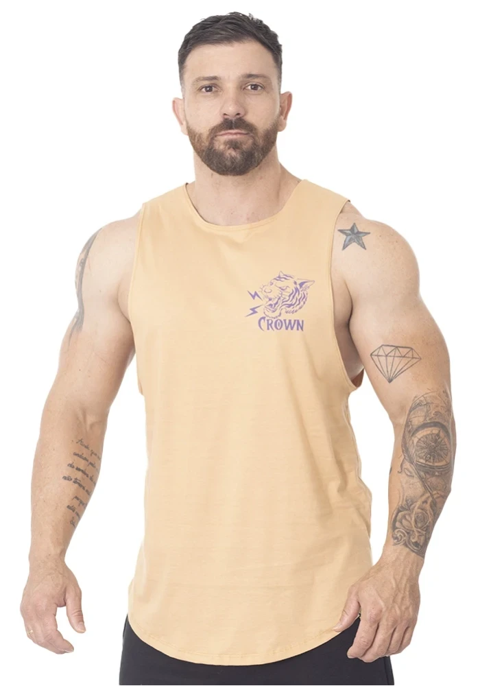 Regata Crown Tank Tigre  Bege 