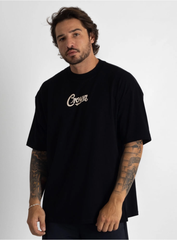 Camiseta Oversized Preta OldStyle