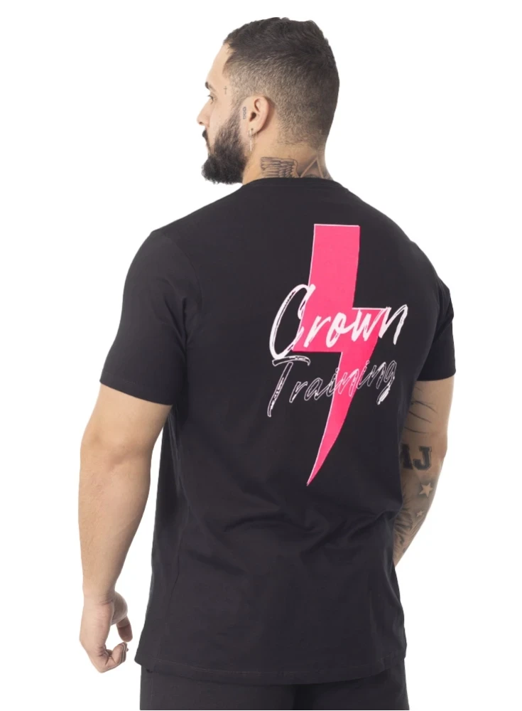 Camiseta Crown Training Raio  Preto 
