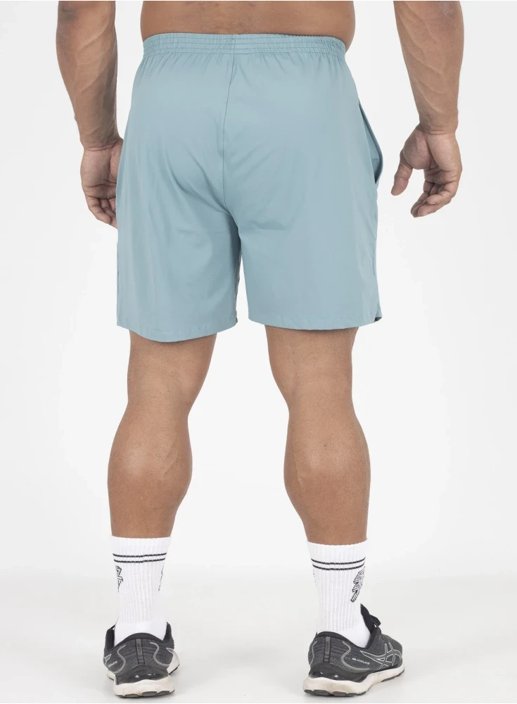 Bermuda Crown Poliamida Curta Azul Celeste