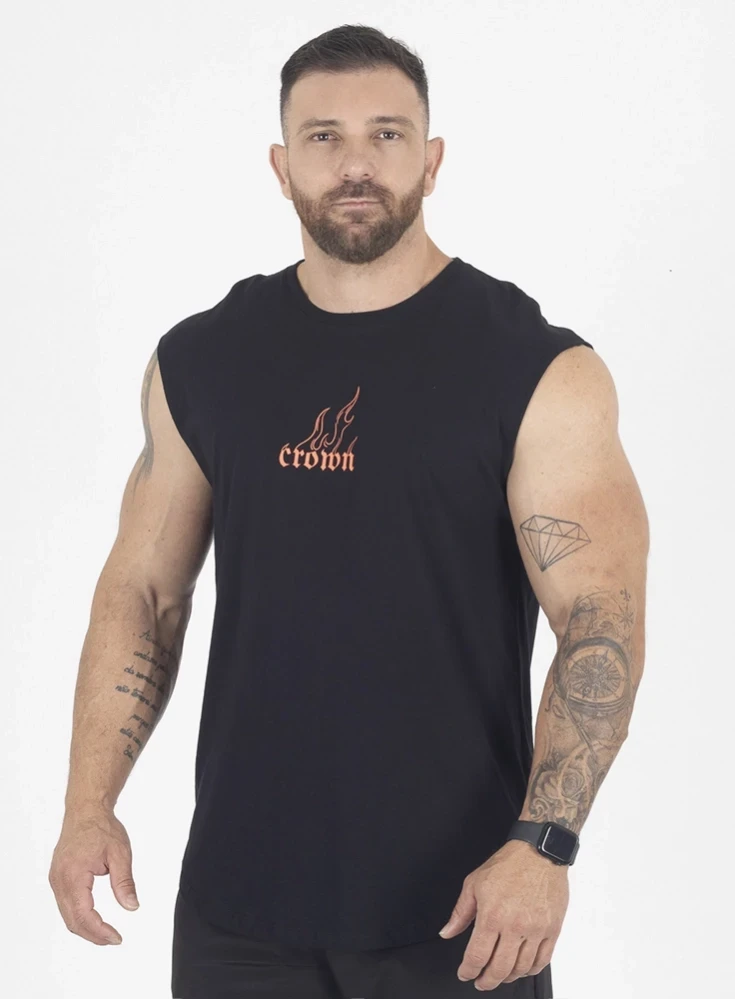 Regata Crown Japonesa Fire Preto 