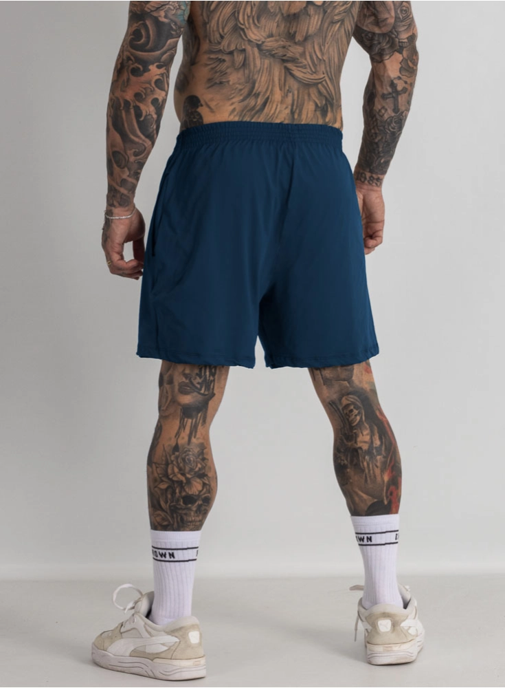 Bermuda Crown Poliamida Curta Azul Stell Bermuda Crown Poliamida Curta Azul Stell