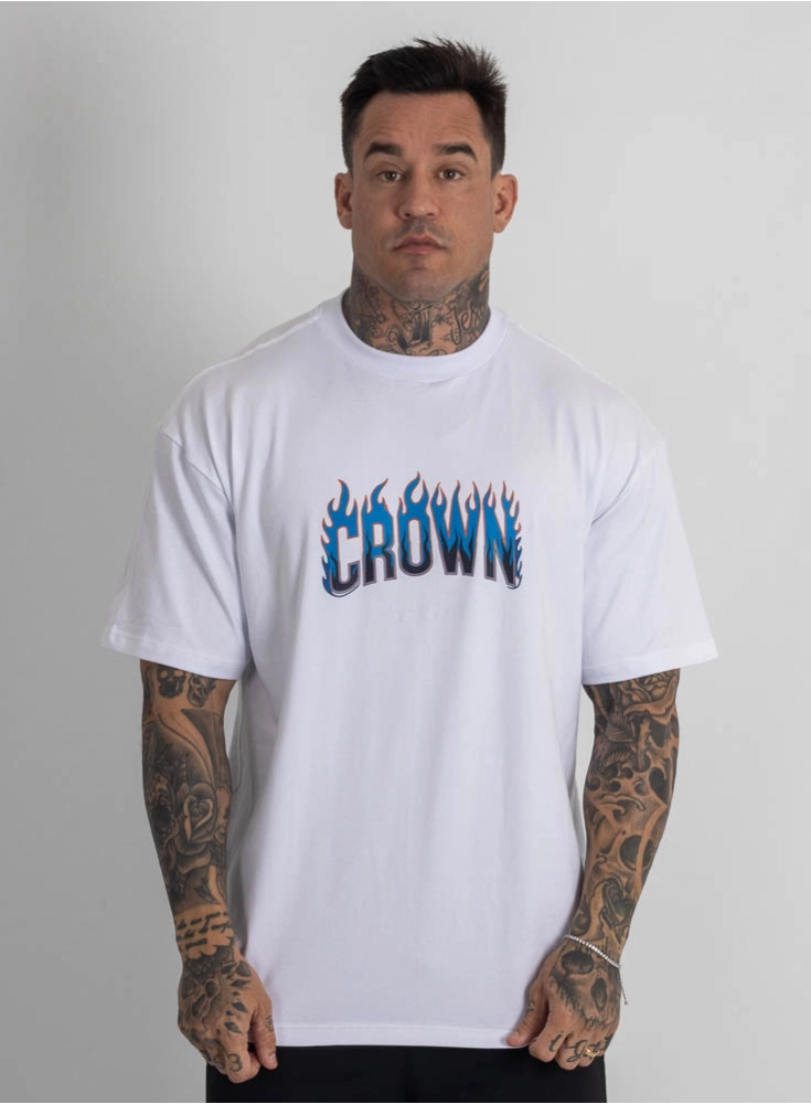 Camiseta Oversized Heat Branca