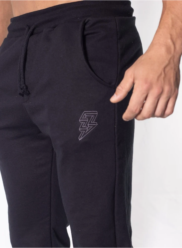 Calça de Moletom Crown Training  Raio Preta 