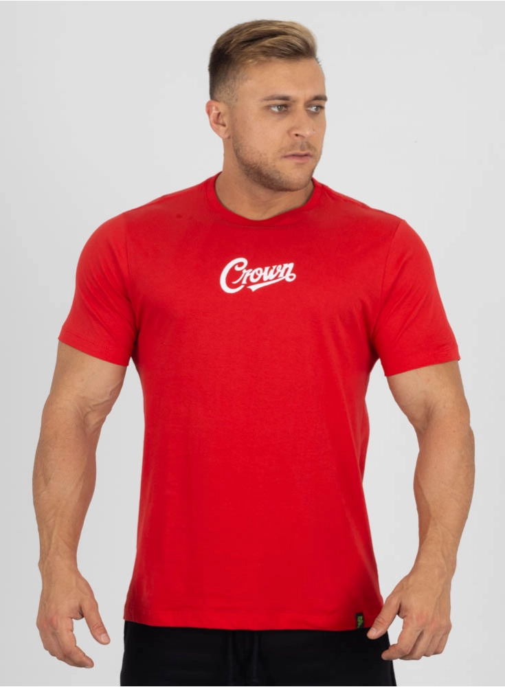 Camiseta Crown Training OldStyle Vermelha