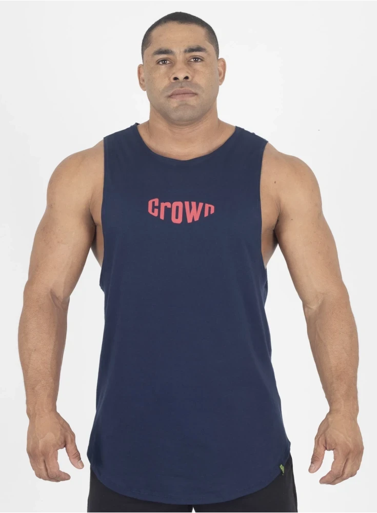 Regata Crown Tank Bubble  Azul Marinho 