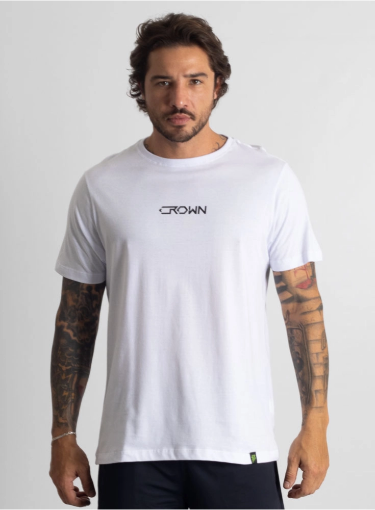 Camiseta Crown Training HardLine Branca