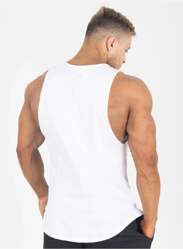 Regata Tank Crown Training Bodybuilding Branco