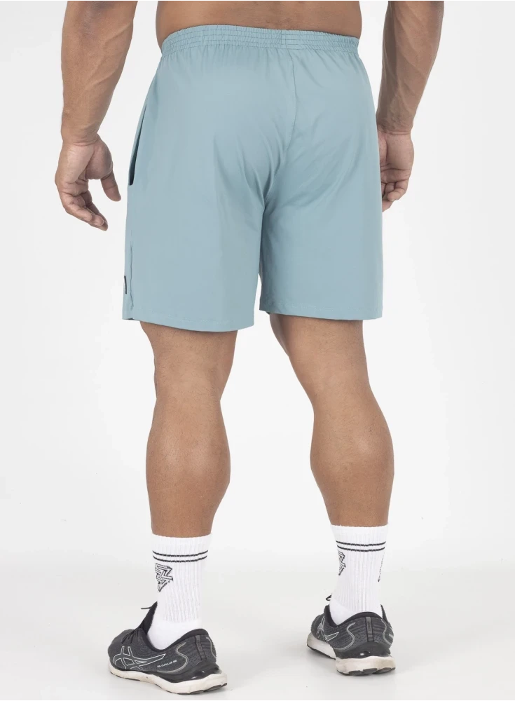 Bermuda Crown Poliamida Curta Azul Celeste