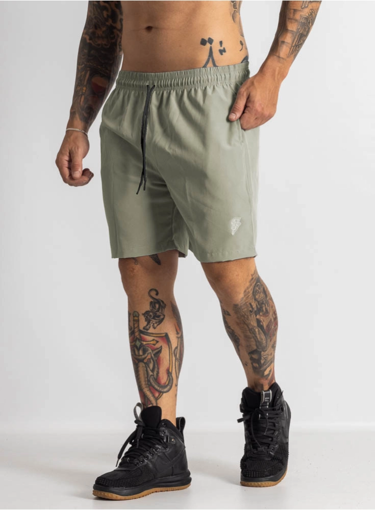 Bermuda Crown Training Tactel Verde Khaki