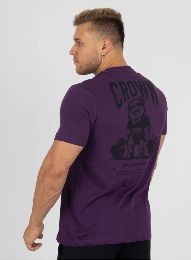 Camiseta Crown Training Treino Fofo Roxa
