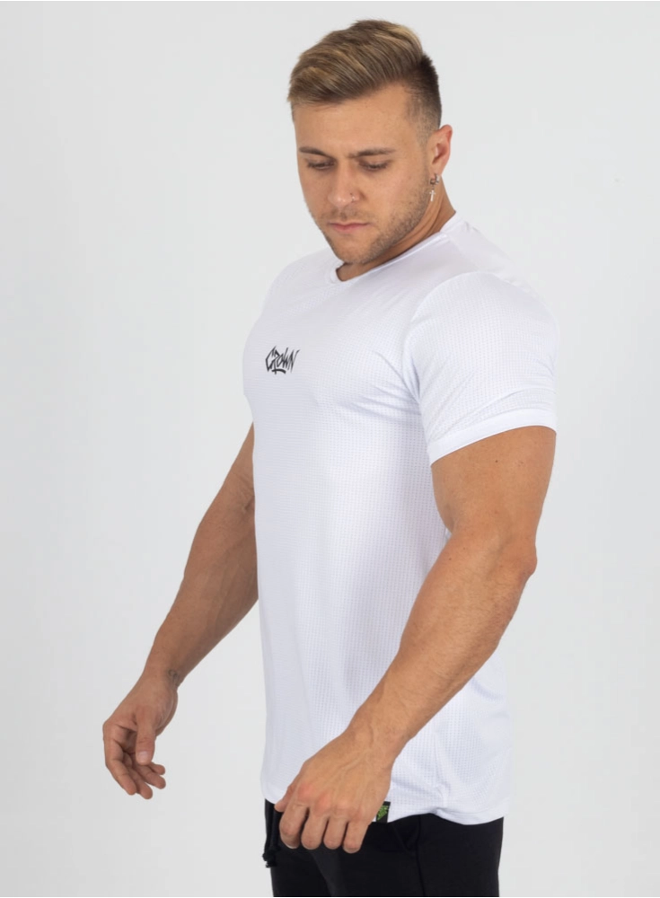 Camiseta Crown Dry Fit Ice Graffs Branca