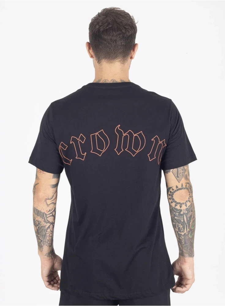 Camiseta  Crown Training Fire  Preto 