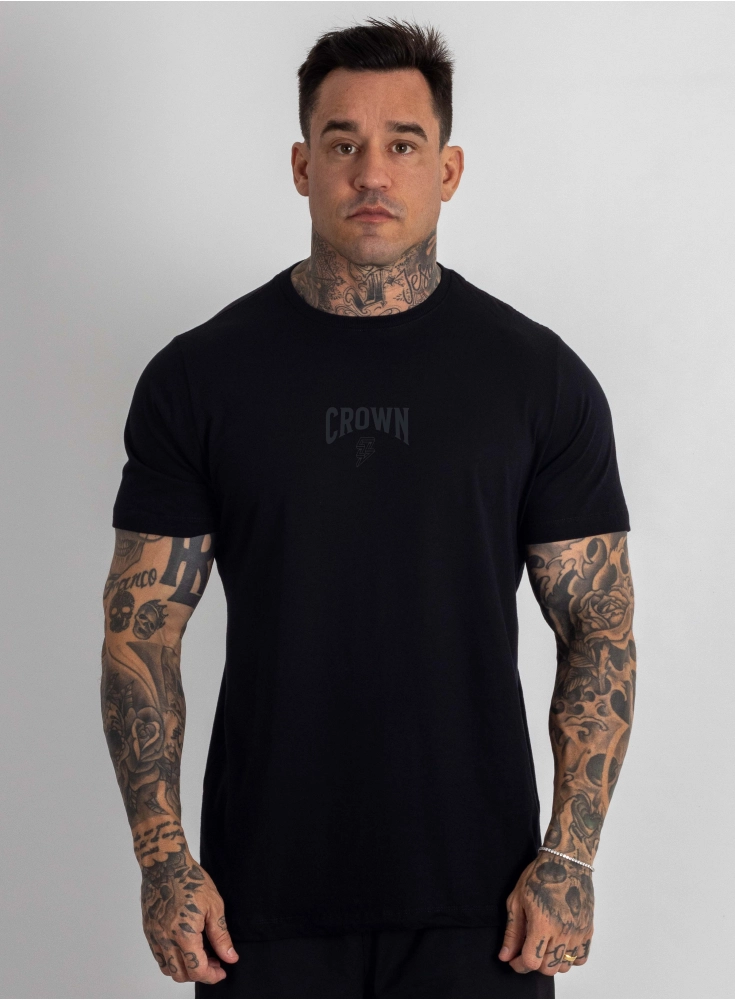Camiseta Crown Training Treino Fofo Preta