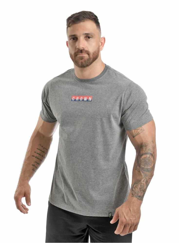 Camiseta Crown Training Mescla Black