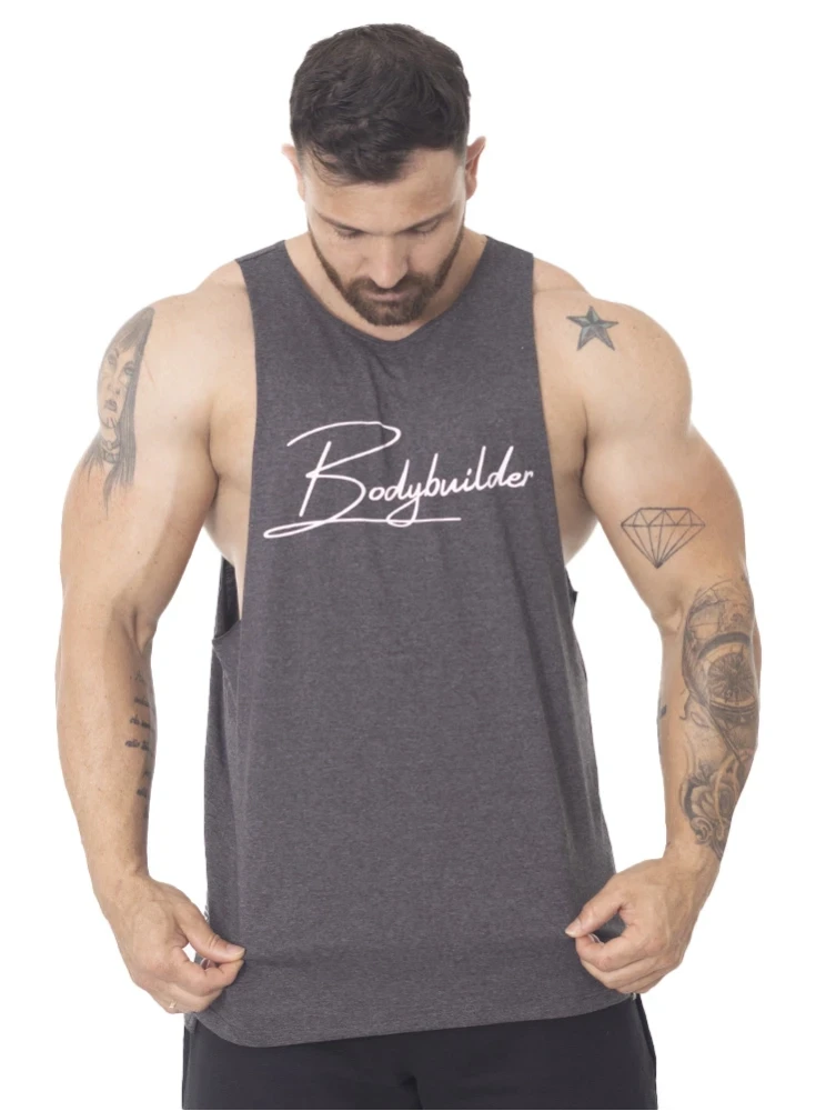 Regata Crown Corte Laser Bodybuilder Mescla Black