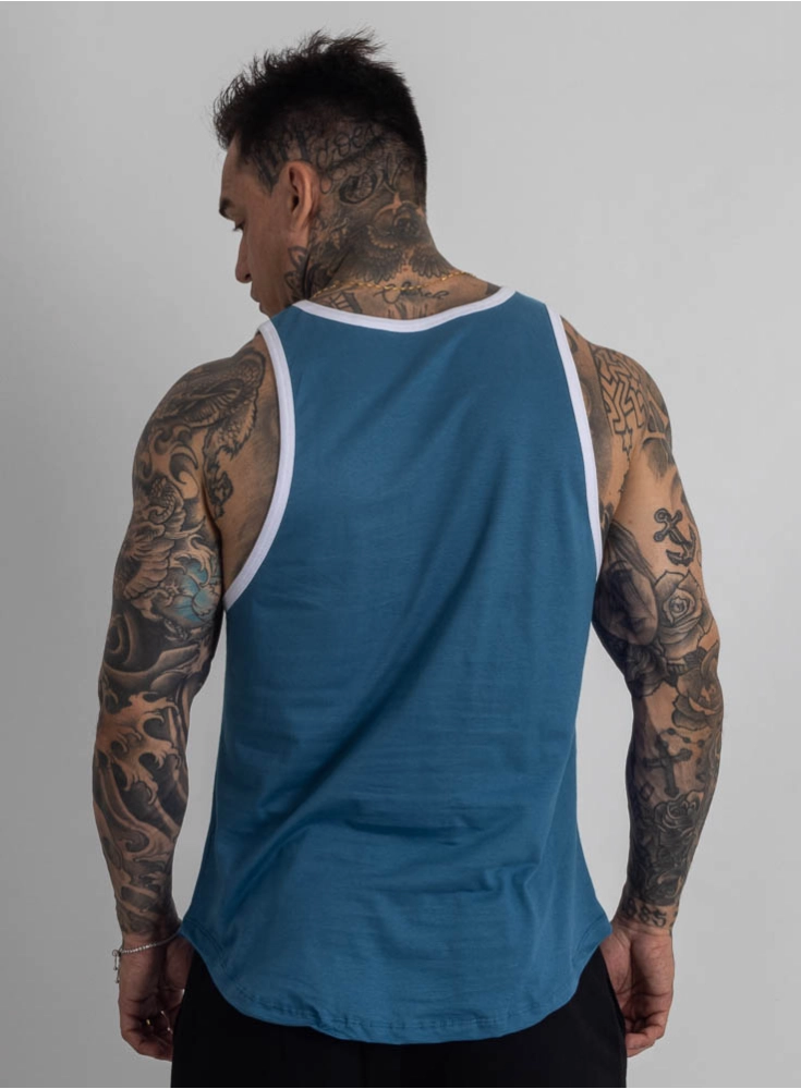 Regata Crown Tradicional Bordada Origin Azul Claro