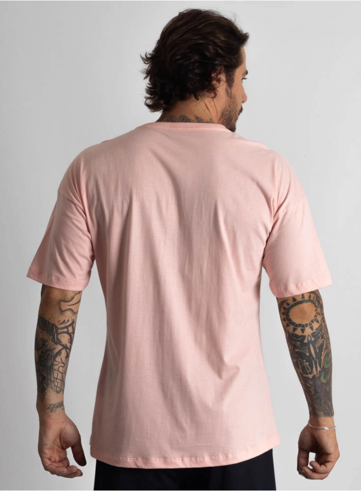 Camiseta Crown Over Graffs Rosa