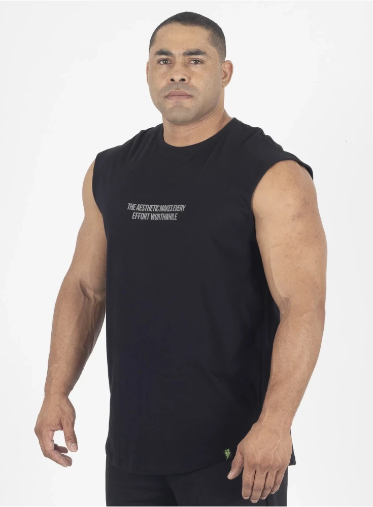 Regata Crown Japonesa Bodybuilding  Preto 