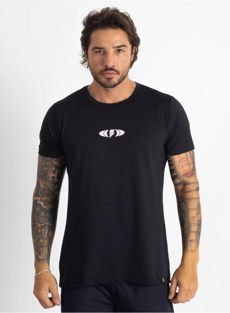 Camiseta Crown Polytech Bonerage Preta
