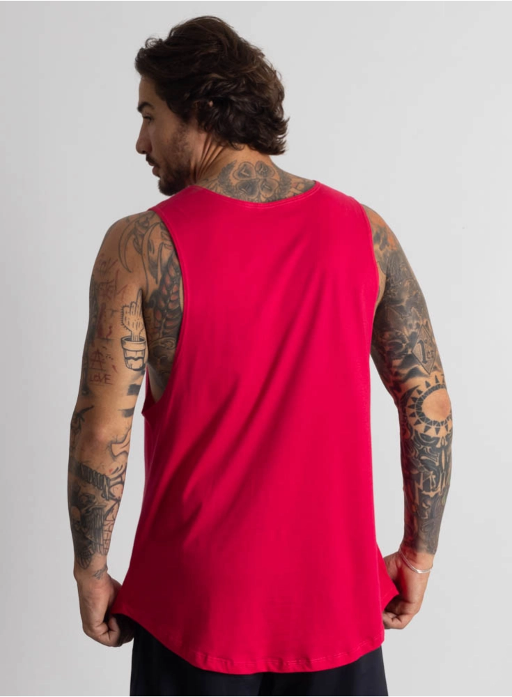 Regata Crown Tank Bodybuilder Rosa