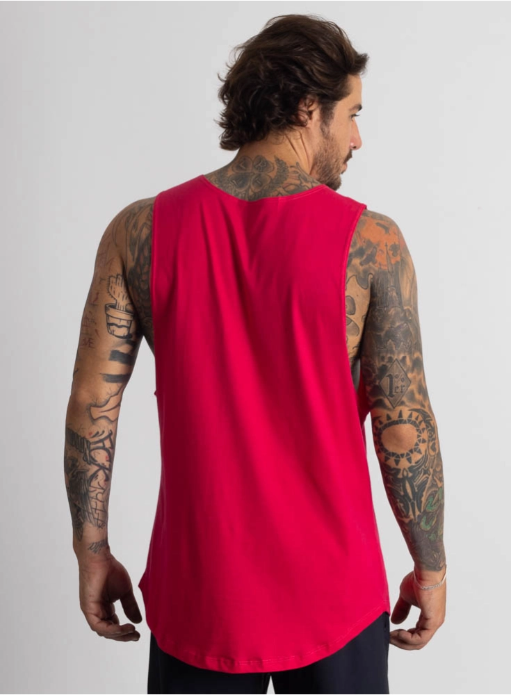 Regata Crown Tank Bodybuilder Rosa