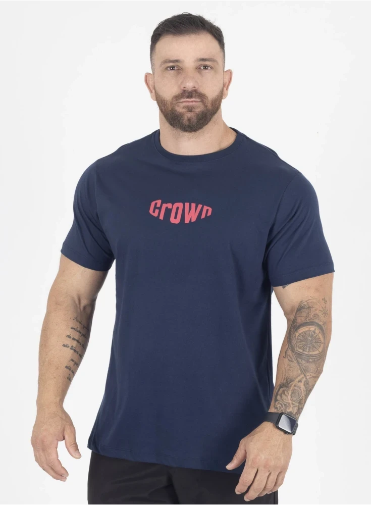 Camiseta Crown Training Bubble  Azul Marinho 
