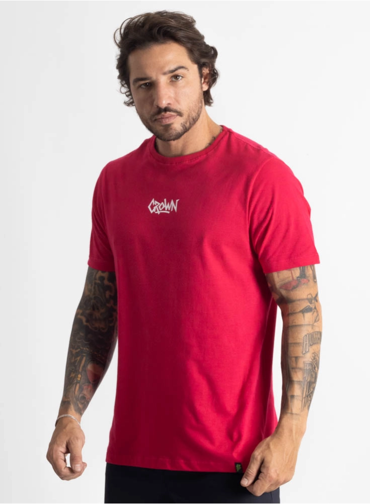 Camiseta Crown Training Graffs Rosa