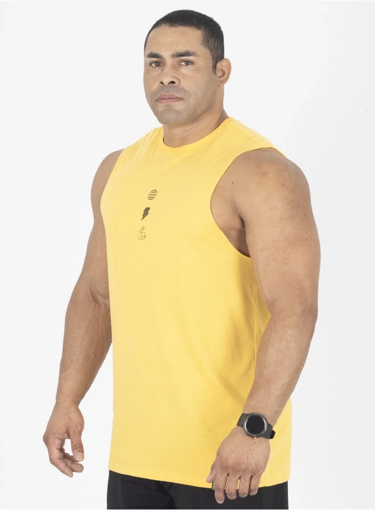 Regata Crown New Tank Conquest  Amarelo 