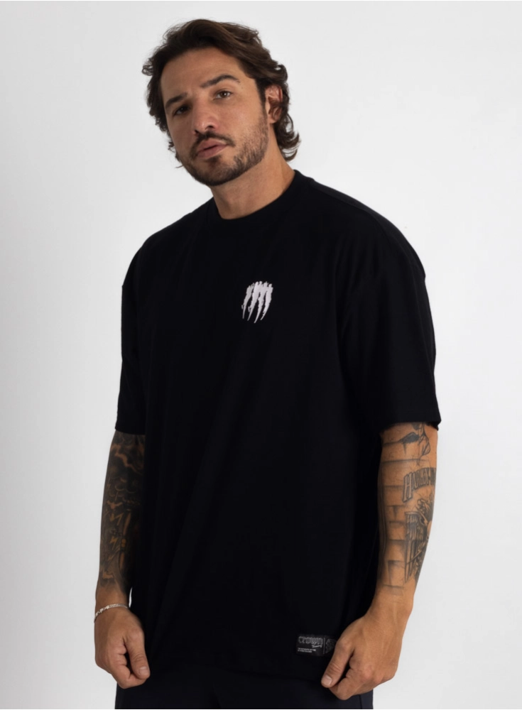Camiseta Oversized Pantera Preta