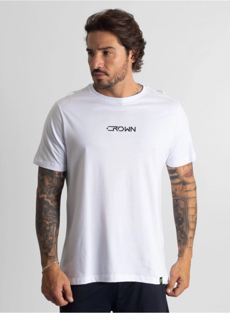 Camiseta Crown Training HardLine Branca