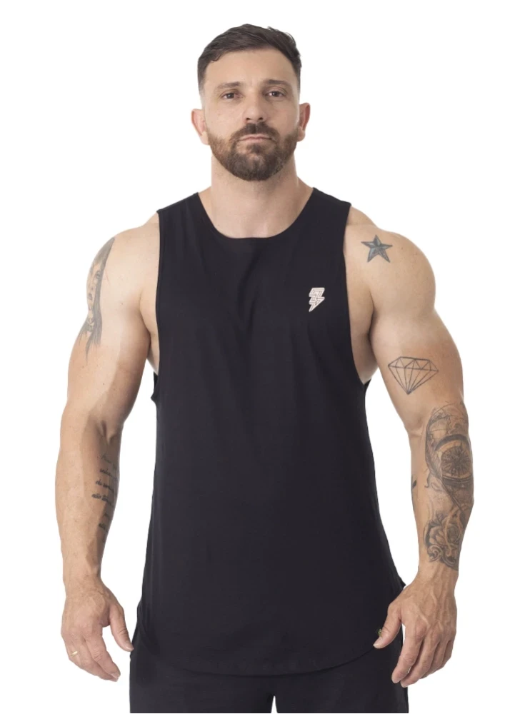 Regata Crown Tank Minimalist  Preto 