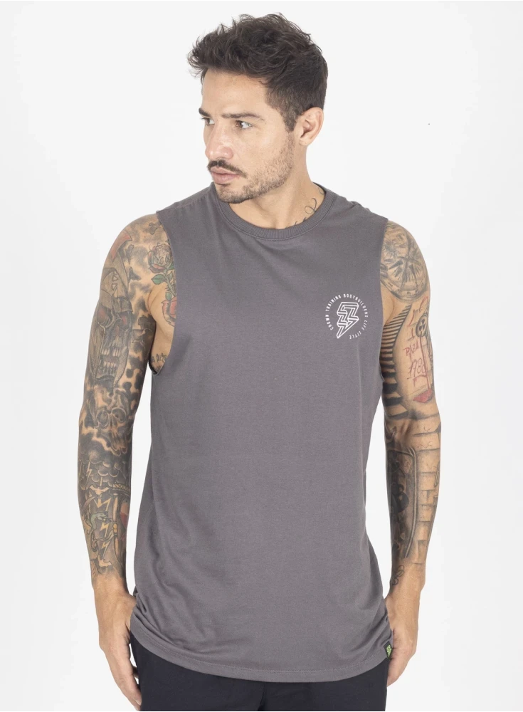 Regata Crown New Tank Bodybuilder  Grafite 
