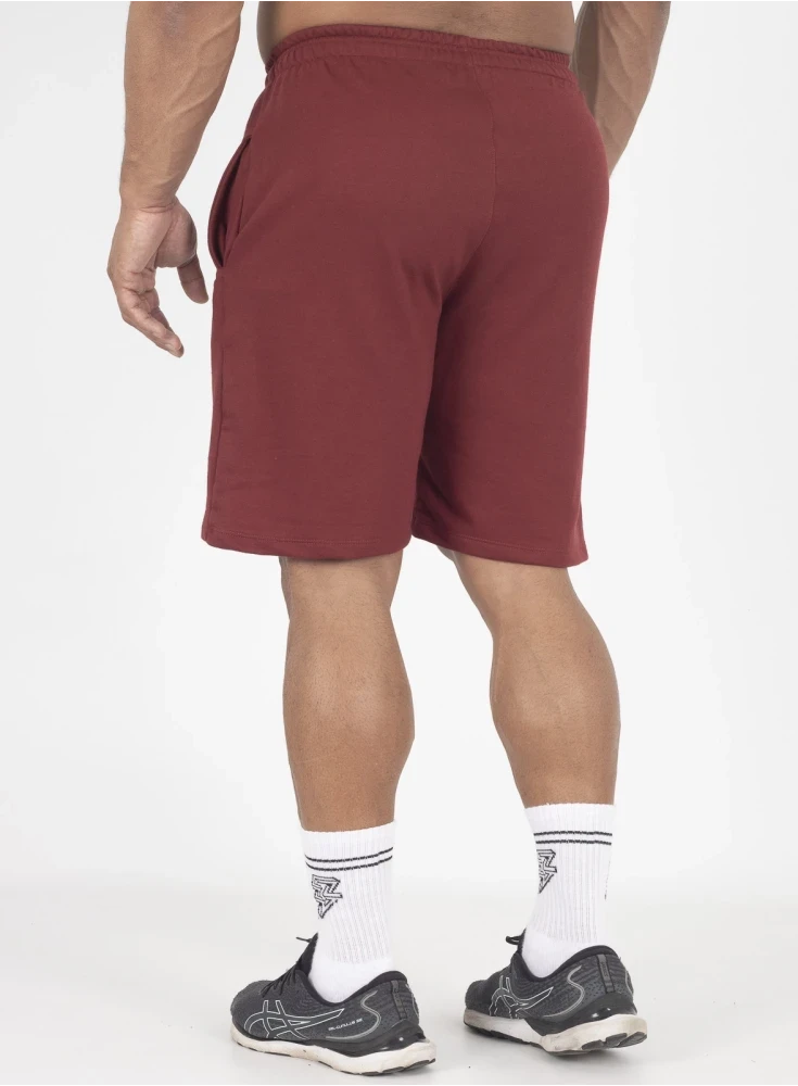 Bermuda Crown Trad Moletom Bodybuilding Bordada Bordô Bermuda Crown Trad Moletom Bodybuilding Bordada Bordô