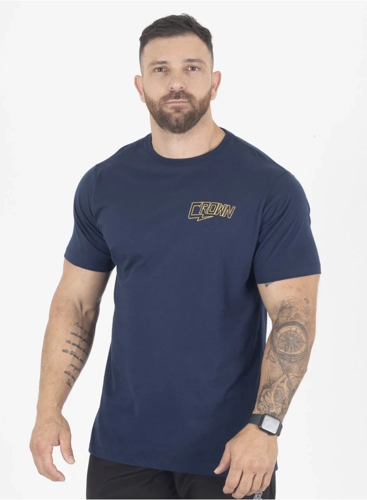 Camiseta Crown Training Spark  Azul Marinho 